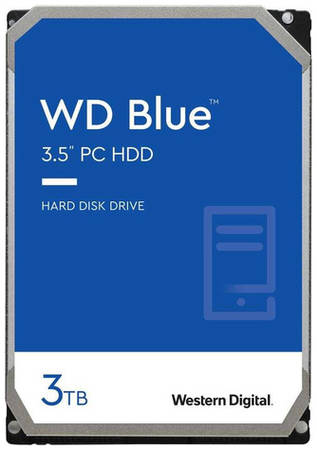 Жесткий диск WD Blue WD30EZAZ, 3ТБ, HDD, SATA III, 3.5″ 9668293139