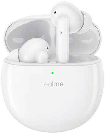 Наушники REALME Buds Air Pro RMA210, Bluetooth, внутриканальные, белый [4813072] 9668296463