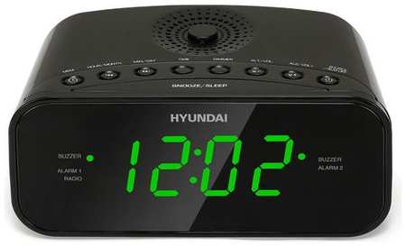 Радиобудильник Hyundai H-RCL221, черный 9668303270
