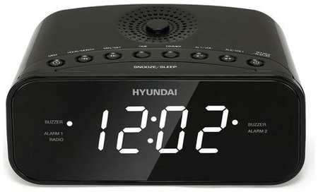 Радиобудильник Hyundai H-RCL221, черный 9668303279