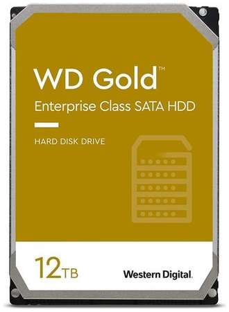 Жесткий диск WD Gold WD121KRYZ, 12ТБ, HDD, SATA III, 3.5″ 9668306457