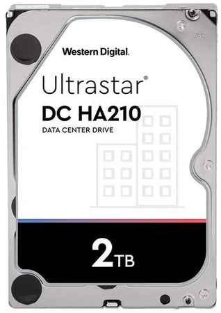 Жесткий диск WD Ultrastar DC HA210 HUS722T2TALA604, 2ТБ, HDD, SATA III, 3.5″ [1w10002]