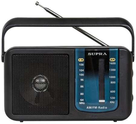 Радиоприемник Supra ST-14, черный 9668307985