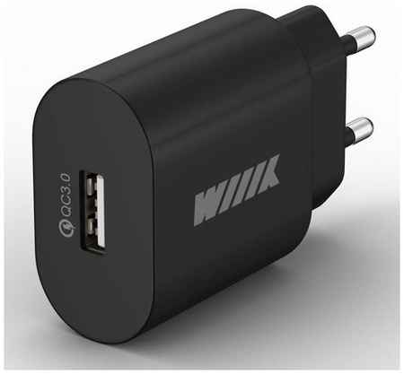 Сетевое зарядное устройство Wiiix UNN-4-1-01-QC, USB, 18Вт, 3A