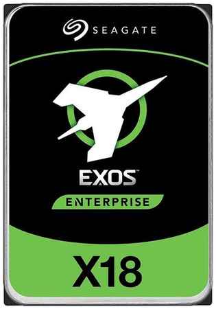 Жесткий диск Seagate Exos X18 ST12000NM000J, 12ТБ, HDD, SATA III, 3.5″ 9668311246