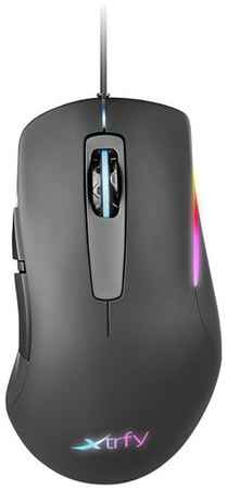 Мышь XTRFY XG-M1, игровая, оптическая, проводная, USB, черный [xg-m1-rgb] 9668316607