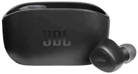 Наушники JBL Wave 100TWS, Bluetooth, вкладыши, черный [jblw100twsblk] 9668317421