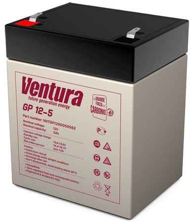 Аккумуляторная батарея для ИБП VENTURA GP 12-5 12В, 5Ач [vntgp1200050s63] 9668317862