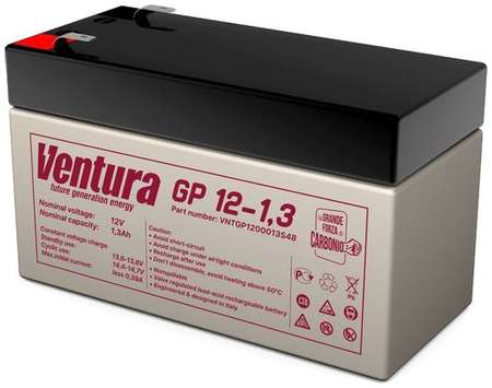 Аккумуляторная батарея для ИБП VENTURA GP 12-1,3 12В, 1.3Ач [vntgp1200013s48] 9668317868