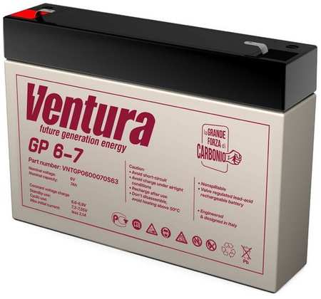 Аккумуляторная батарея для ИБП VENTURA GP 6-7 6В, 7Ач [vntgp0600070s63] 9668317885