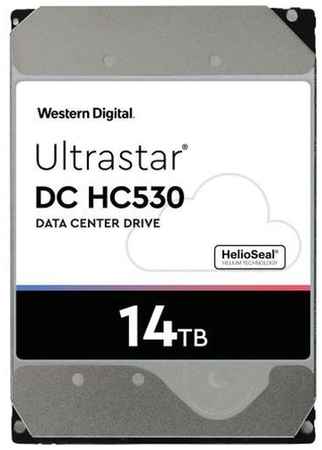 Жесткий диск WD Ultrastar DC HC530 WUH721414ALE6L4, 14ТБ, HDD, SATA III, 3.5″ [0f31284]