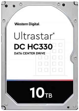 Жесткий диск WD Ultrastar DC HC330 WUS721010ALE6L4, 10ТБ, HDD, SATA III, 3.5″ [0b42266\0b42301] 9668324379