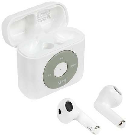 Наушники HIPER TWS MP3 HDX15, Bluetooth, вкладыши, белый [htw-hdx15] 9668329445
