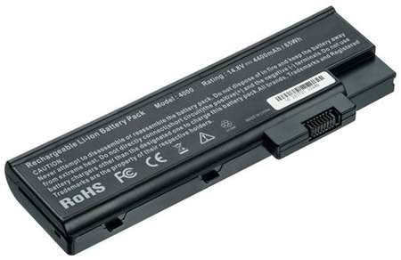 Батарея для ноутбуков PITATEL BT-026, 5200мAч, 14.8В, Acer Aspire 1640, 1680, 3000, 5000, 5510, Travelm