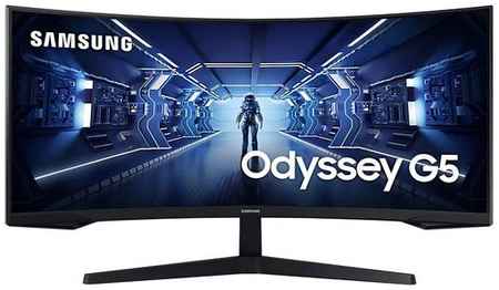 Монитор Samsung Odyssey G5 C34G55TWWI 34″, черный [lc34g55twwixci] 9668334818