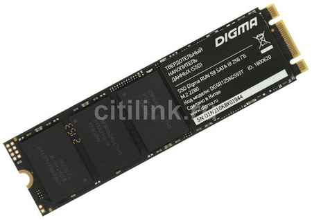 SSD накопитель Digma Run S9 DGSR1256GS93T 256ГБ, M.2 2280, SATA III, SATA, rtl 9668344064