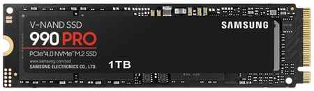 SSD накопитель Samsung 990 Pro MZ-V9P1T0BW 1ТБ, M.2 2280, PCIe 4.0 x4, NVMe, M.2 9668350060