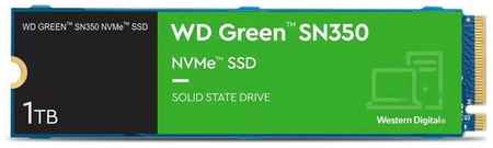 SSD накопитель WD Green SN350 WDS100T3G0C 1ТБ, M.2 2280, PCIe 3.0 x4, NVMe, M.2 9668350575