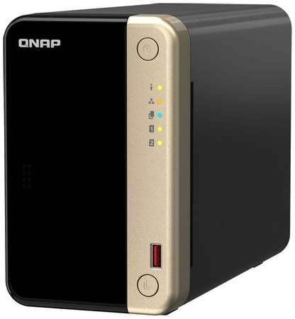 Сетевое хранилище NAS Qnap Original TS-264-8G 2-bay настольный Celeron N5095 9668355947