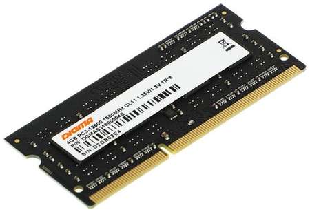 Оперативная память Digma DGMAS31600004S DDR3L - 1x 4ГБ 1600МГц, для ноутбуков (SO-DIMM), Ret 9668356540
