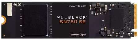 SSD накопитель WD SN750 WDS250G1B0E 250ГБ, M.2 2280, PCIe 4.0 x4, NVMe, M.2