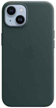 Чехол (клип-кейс) Apple Leather Case with MagSafe, для Apple iPhone 14, [mpp53fe/a]