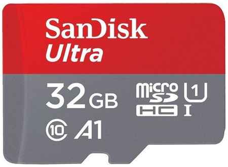 Карта памяти microSDHC UHS-I U1 Sandisk Ultra 32 ГБ, 90 МБ/с, Class 10, SDSQUNR-032G-GN3MN, 1 шт., без адаптера
