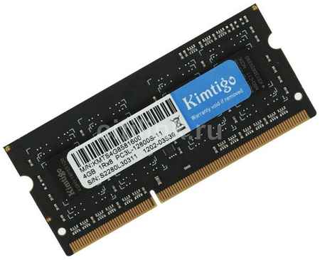 Оперативная память KIMTIGO KMTS4G8581600 DDR3L - 1x 4ГБ 1600МГц, для ноутбуков (SO-DIMM), Ret 9668374258