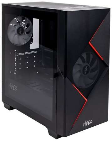 Корпус mATX HIPER Cyclops BR, Mini-Tower, без БП