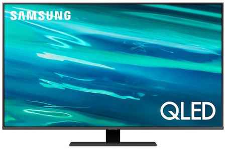 50″ Телевизор Samsung QE50Q80AAUXRU, QLED, 4K Ultra HD, черненое серебро, СМАРТ ТВ, Tizen OS 9668377508