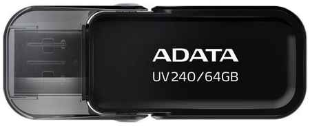 Флешка USB A-Data UV240 64ГБ, USB2.0, [auv240-64g-rbk]