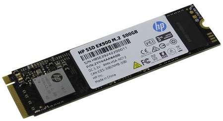 SSD накопитель HP EX900 500ГБ, M.2 2280, PCIe 3.0 x4, NVMe, M.2 [2yy44aa#abb] 9668379839
