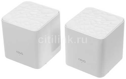 Wi-Fi роутер TENDA NOVA MW3, AC1200, 2 шт. в комплекте [mw3(2-pack)]