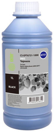Чернила Cactus CS-EPT6731-1000 T6731, для Epson, 1000мл, черный 9668409438