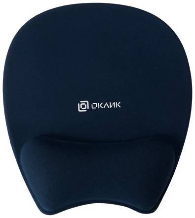 Коврик для мыши Oklick OK-RG0580-BL (S) синий, ткань, 245х220х24мм 9668433021