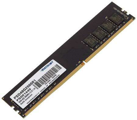 Оперативная память Patriot Signature PSD48G266681 DDR4 - 1x 8ГБ 2666МГц, DIMM, Ret