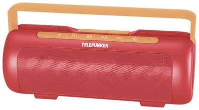 Колонка портативная Telefunken TF-PS1231B, 4Вт, красный [tf-ps1231b(кораллово красный)] 9668440998