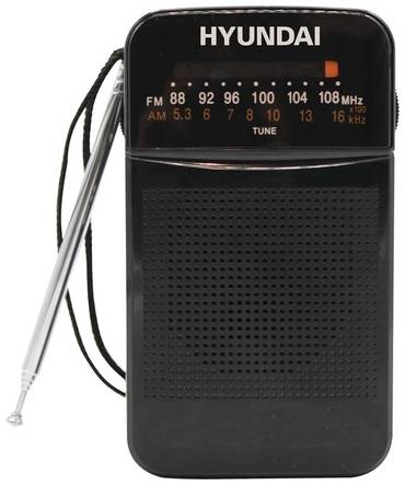 Радиоприемник Hyundai H-PSR110, черный 9668453592