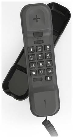 Проводной телефон Alcatel T06, черный