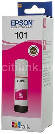 Чернила Epson 101 C13T03V34A, для Epson, 70мл, пурпурный 9668474690