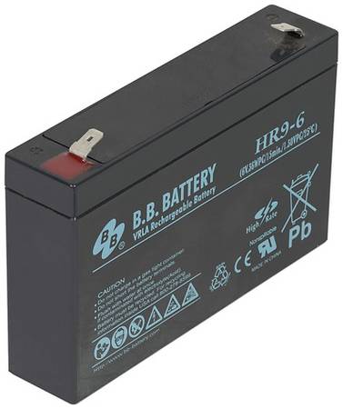Аккумуляторная батарея для ИБП BB HR 9-6 6В, 9Ач