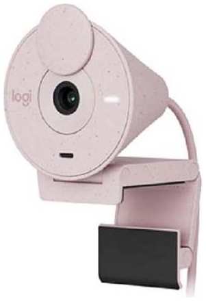 Web-камера Logitech HD Webcam Brio 300, розовый/черный [960-001448] 9668505246