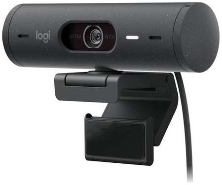 Web-камера Logitech HD Webcam Brio 500, серый/черный [960-001422] 9668505753