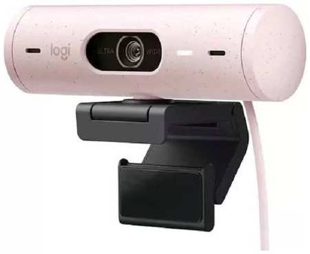 Web-камера Logitech HD Webcam BRIO 500, розовый/черный [960-001421] 9668505759
