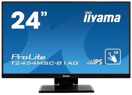 23.8″ Монитор Iiyama ProLite T2454MSC-B1AG, 1920x1080, IPS, 1хHDMI, черный 9668519750