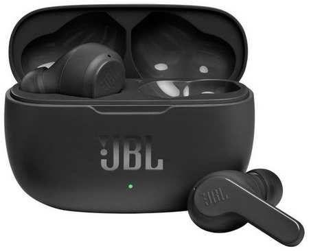 Наушники JBL Wave 200TWS, Bluetooth, внутриканальные, черный [jblw200twsblkin] 9668530686