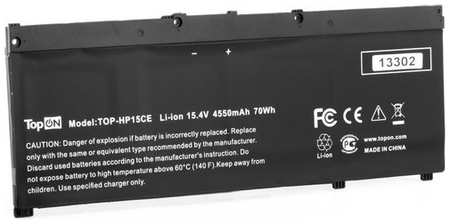 Батарея для ноутбуков TOPON TOP-HP15CE, 4550мAч, 15.4В [103286]