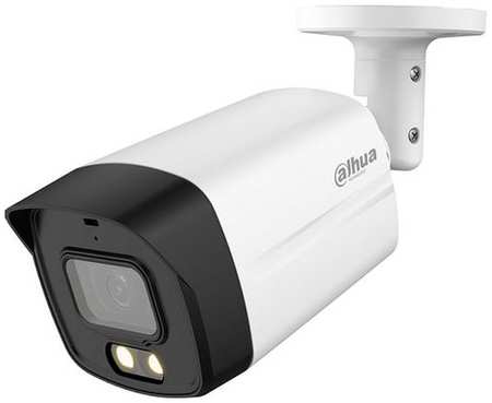 Камера видеонаблюдения аналоговая Dahua DH-HAC-HFW1801TLMP-IL-A-0280B-S2, 2.8 мм, белый 9668531234