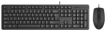 Комплект (клавиатура+мышь) A4TECH KR-3330, USB, проводной