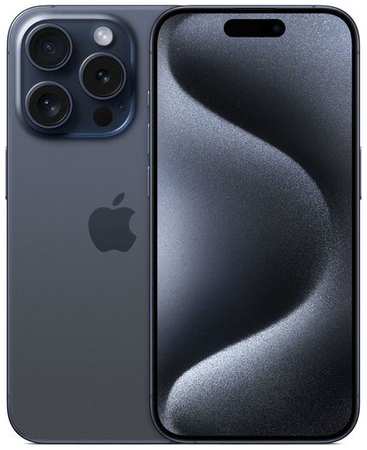 Смартфон Apple iPhone 15 Pro 256Gb, A3104, синий титан 9668536610